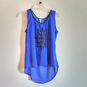 Sheer High Low Tank